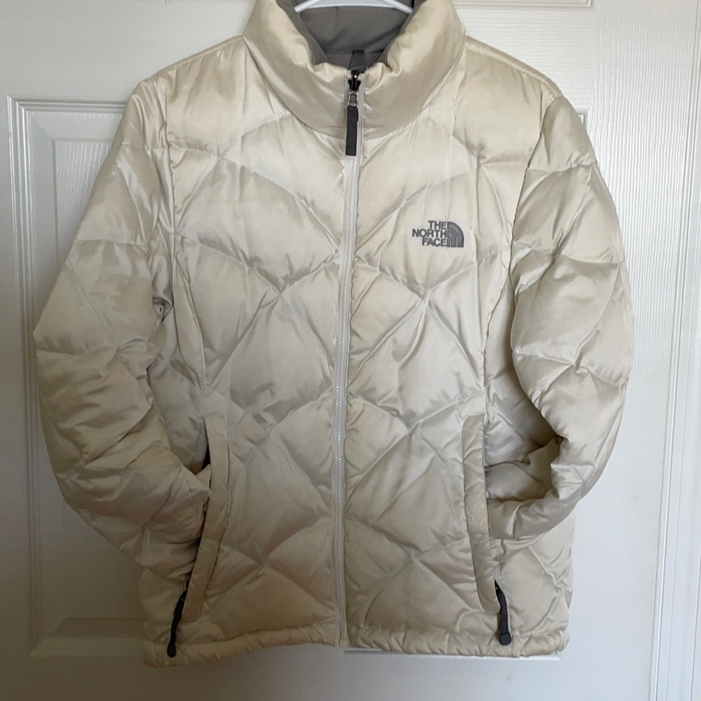 White northface jacket- women’s medium